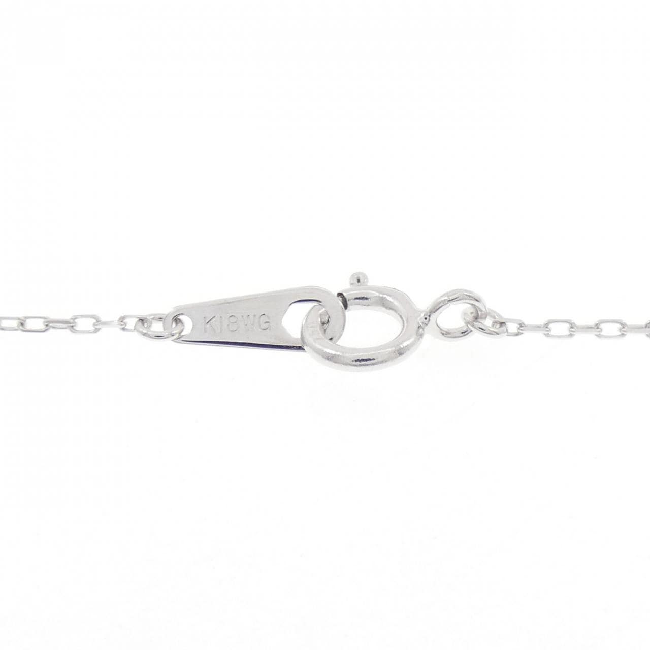 K18WG オパール ネックレス 1.88CT