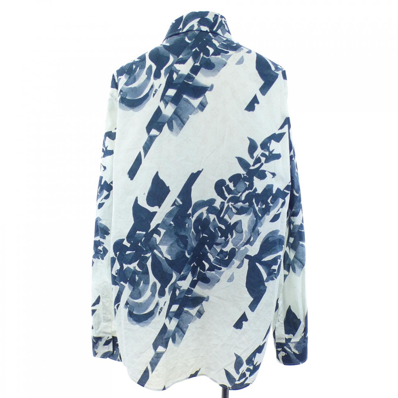 ルイヴィトン LOUIS VUITTON ロングスリーブプリンテッドコットンシャツ HQS13WFVO シャツ