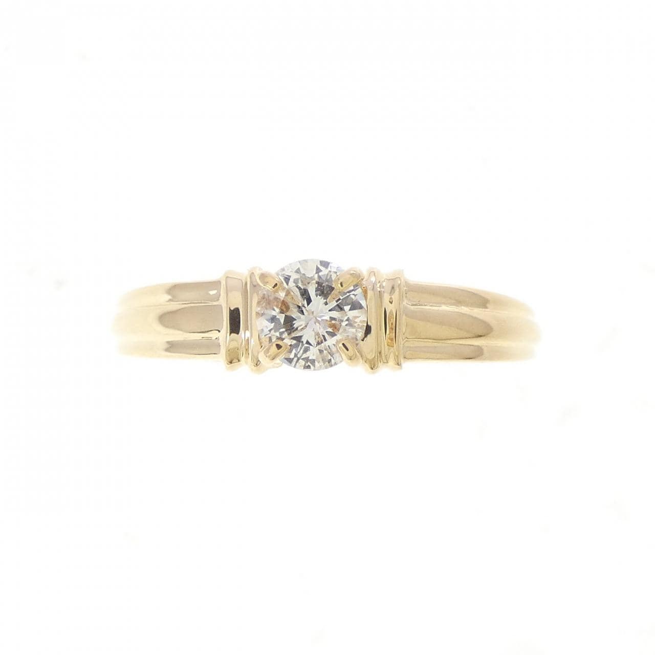 K18YG ダイヤモンド リング 0.20CT
