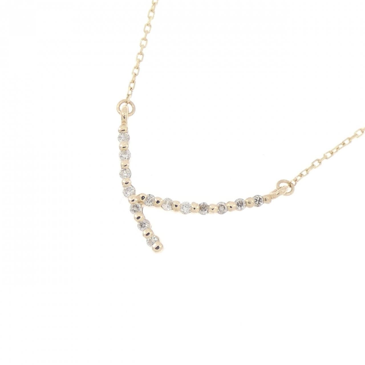 K10YG ダイヤモンド ネックレス 0.04CT