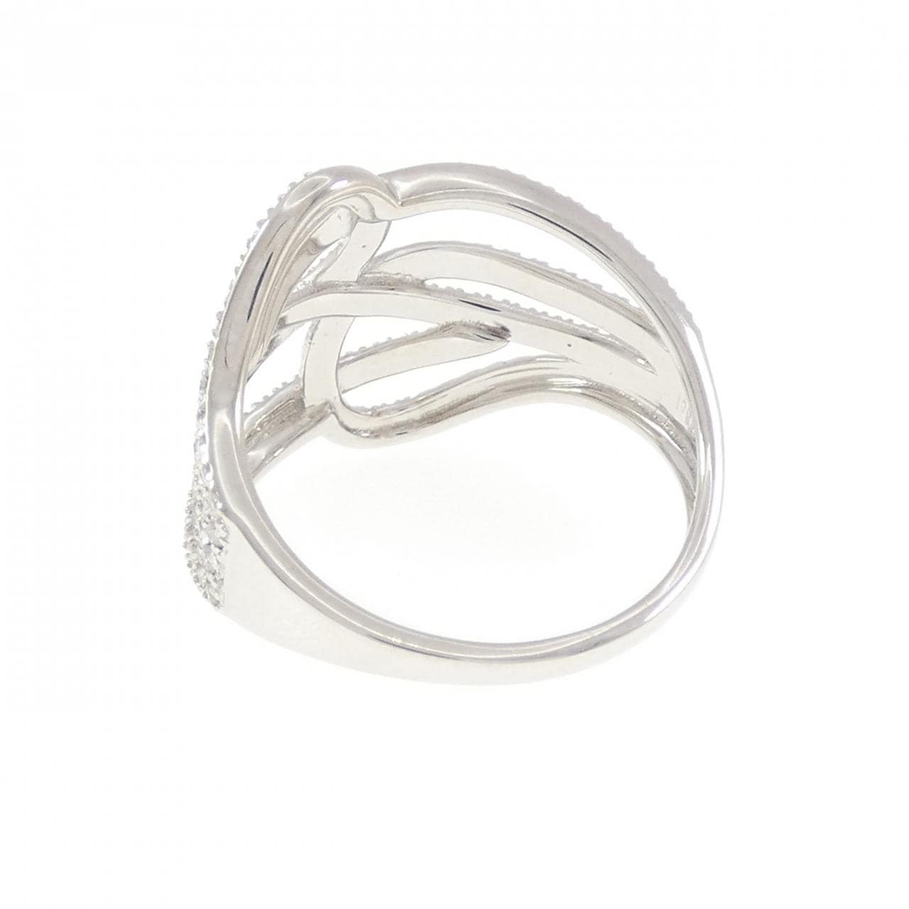 18KWG ダイヤモンド リング 0.48CT
