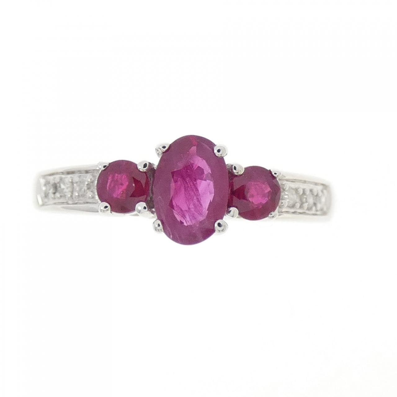 K14WG Ruby Ring