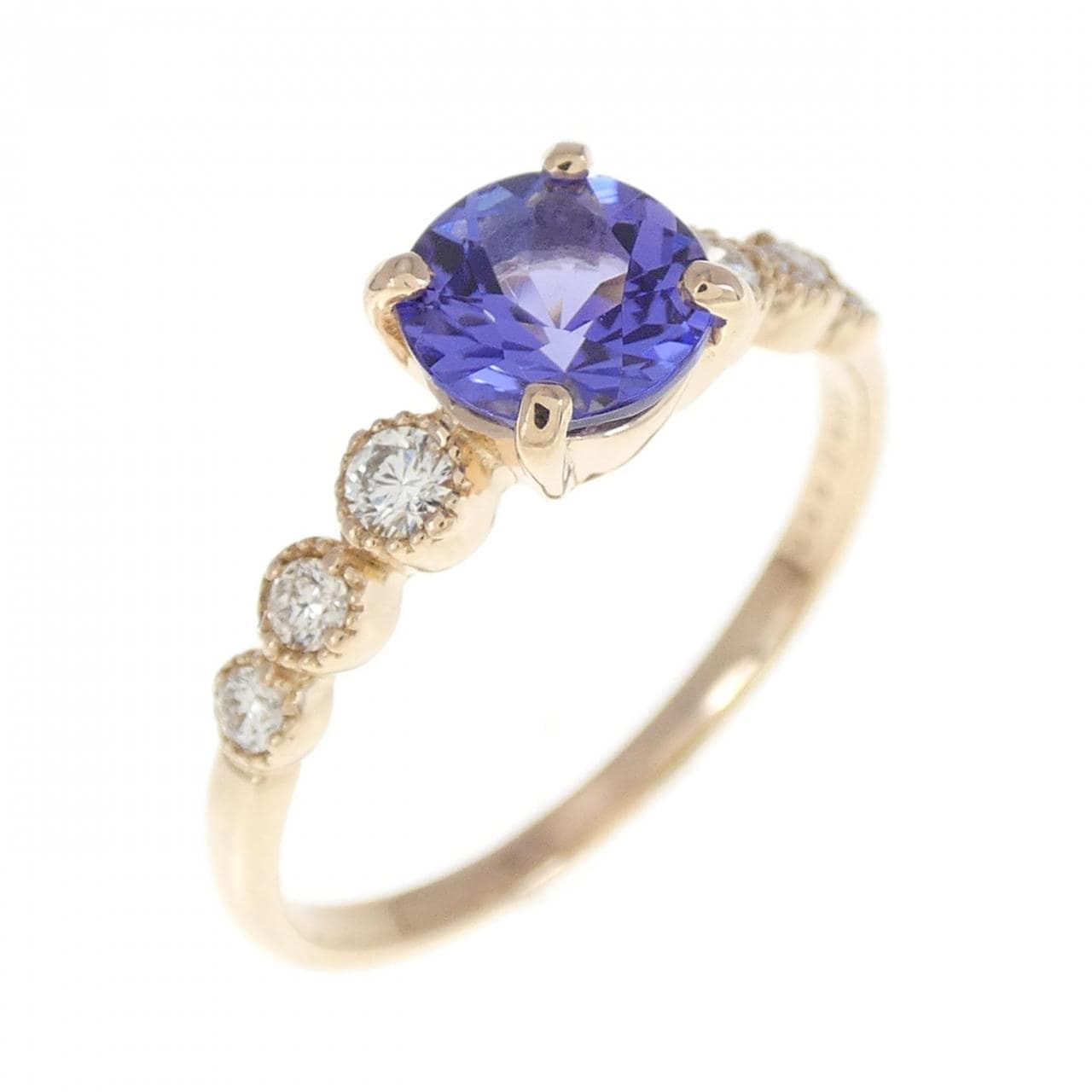 K18PG Tanzanite Ring 0.80CT