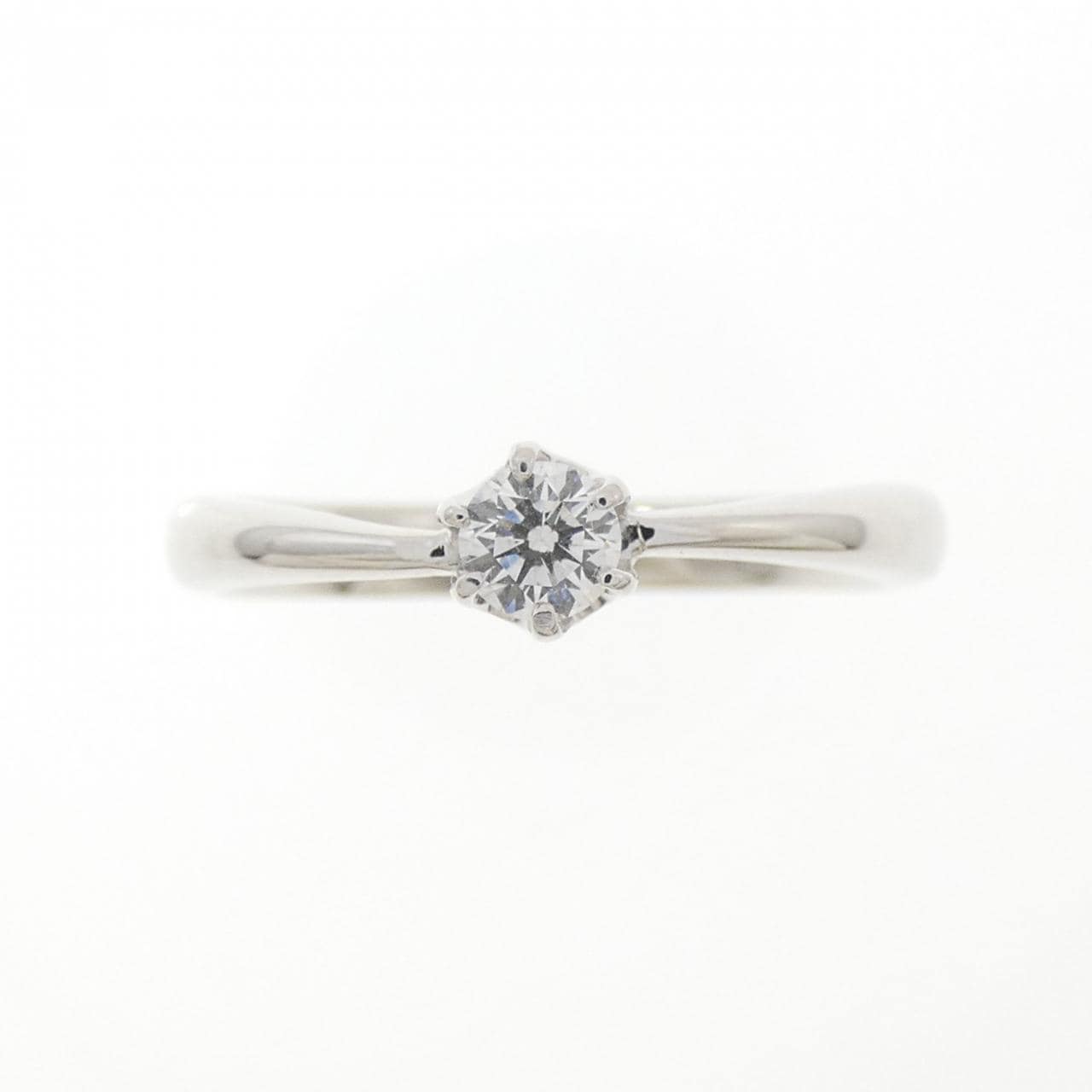 K18WG ダイヤモンド リング 0.15CT