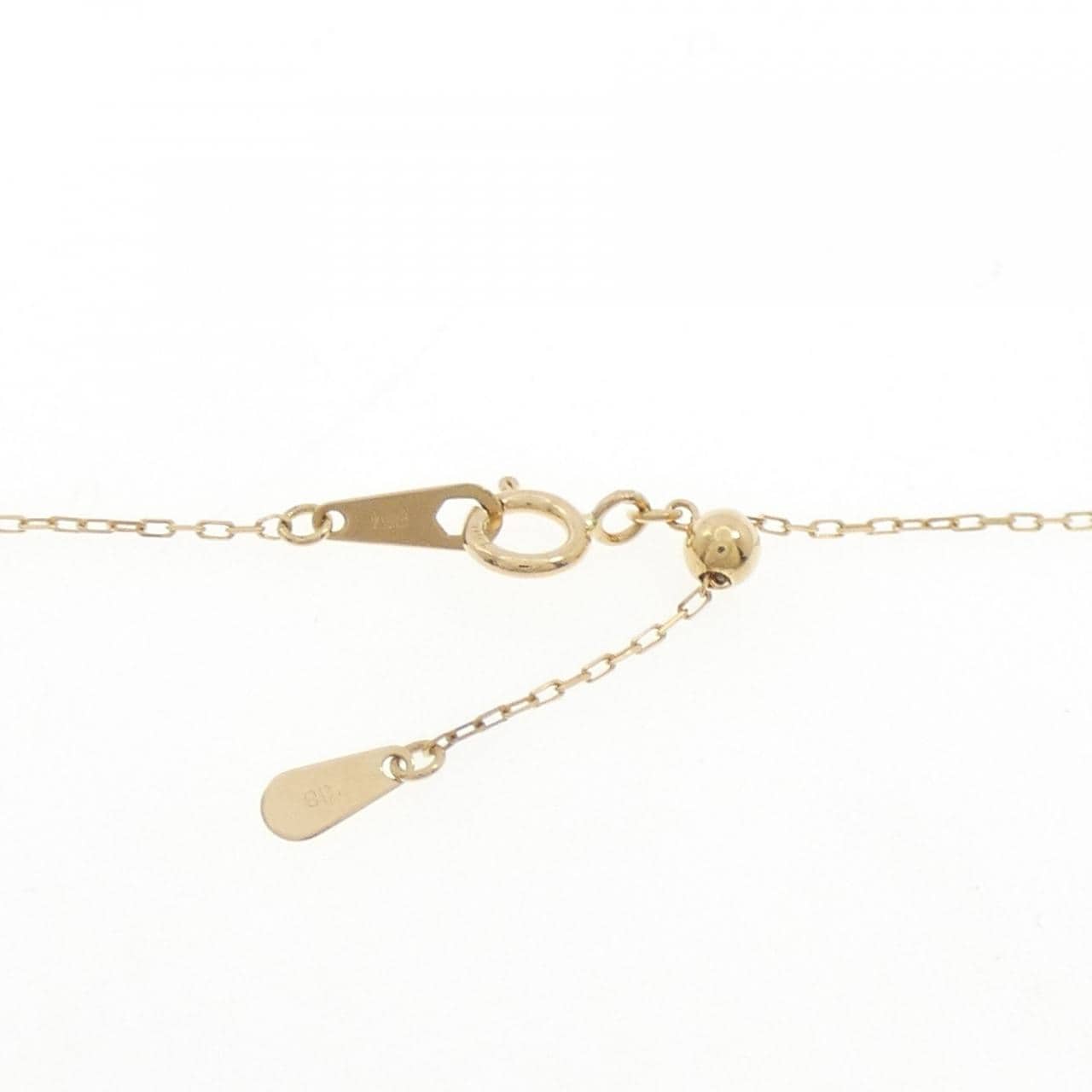 K18YG ダイヤモンド ネックレス 0.52CT