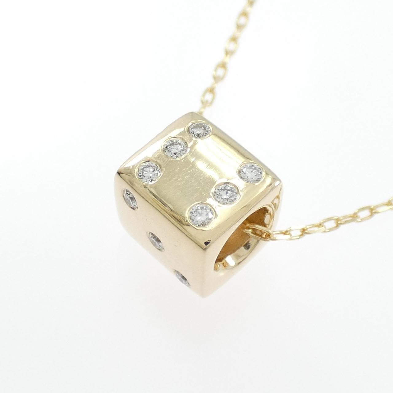 585YG/K18YG ダイヤモンド ネックレス