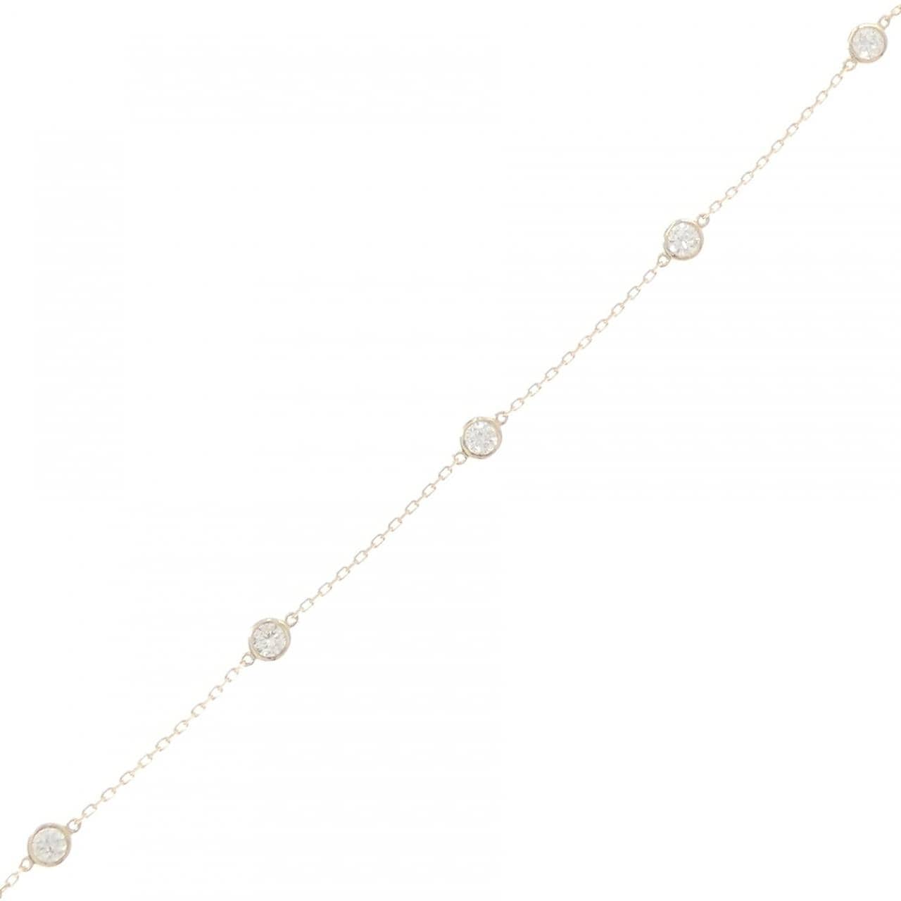 【リメイク】K10YG ダイヤモンド ブレスレット 0.45CT