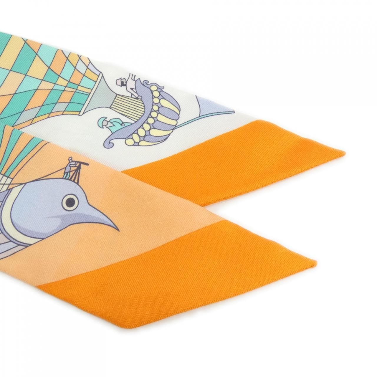 エルメス LES FOLIES DU CIEL ツイリー 061722S スカーフ