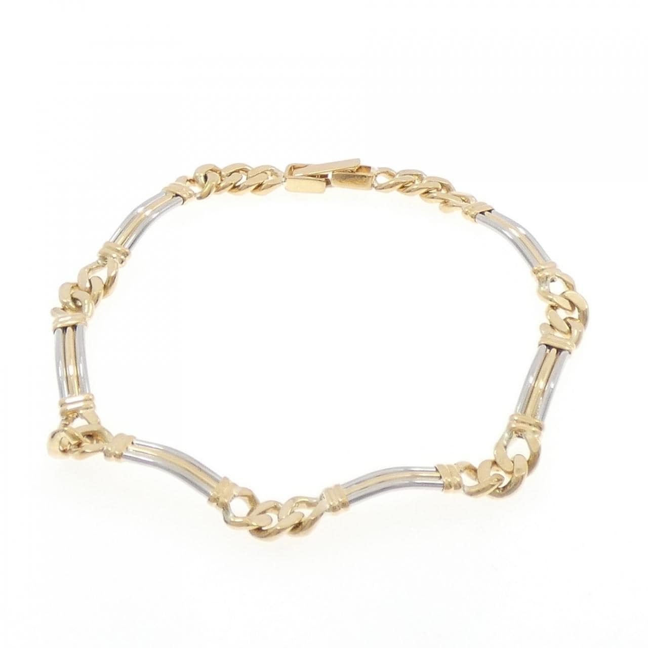 K18YG/PT850 Bracelet