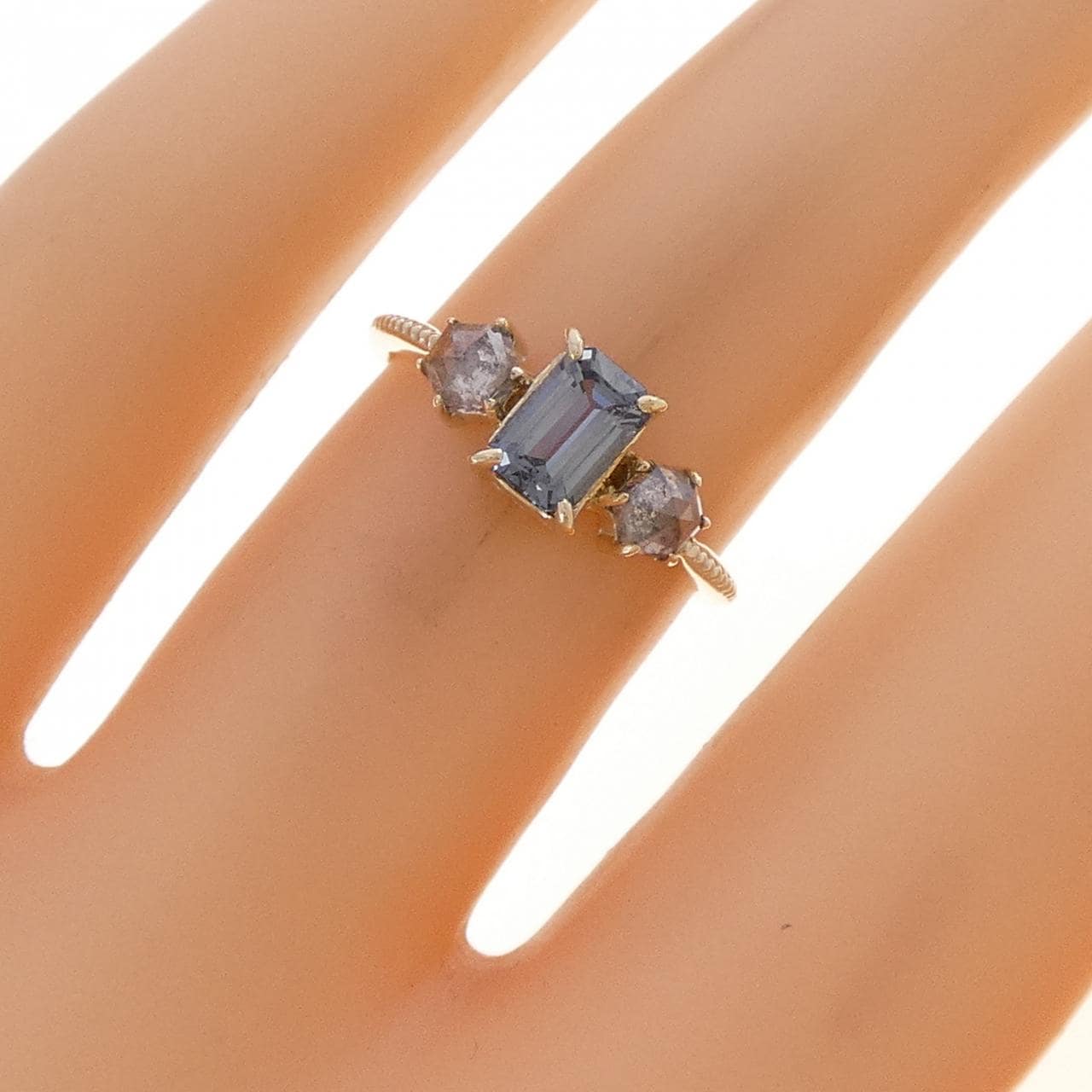 K10YG スピネル リング 0.510CT