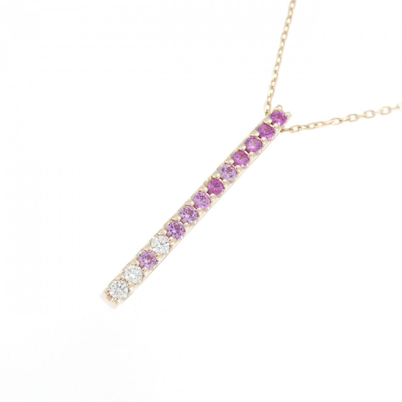 ポンテヴェキオ リニア スモール ネックレス 0.08CT