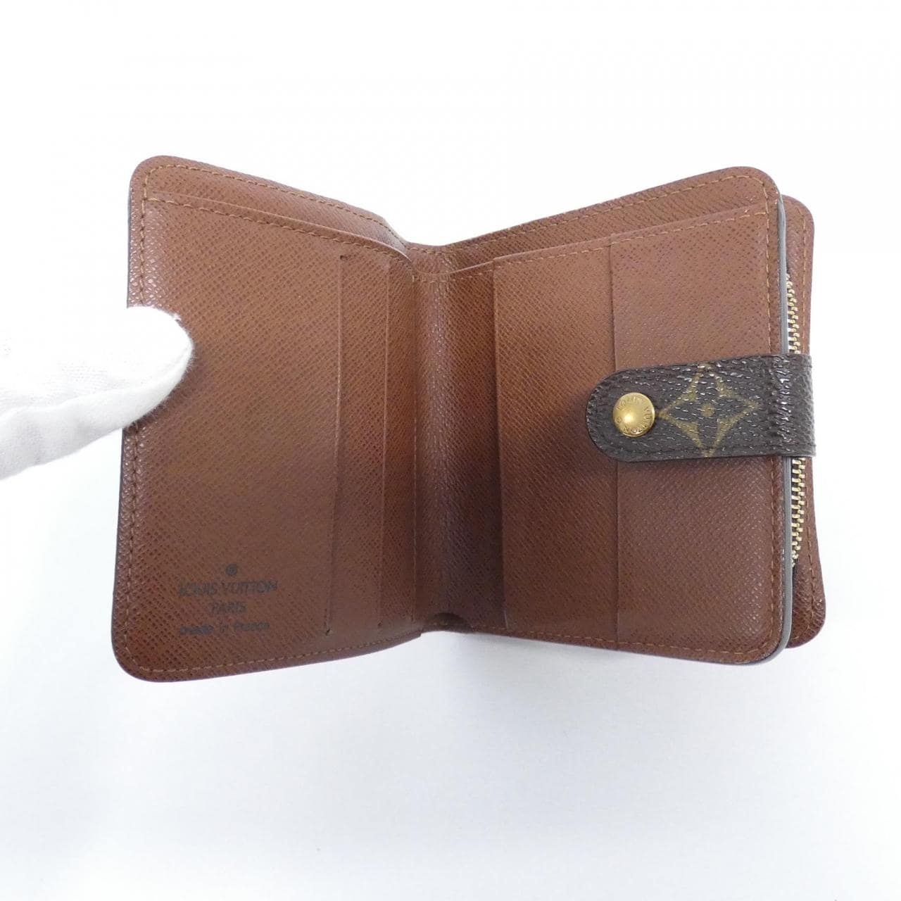 ルイヴィトン モノグラム コンパクト ジップ M61667 財布