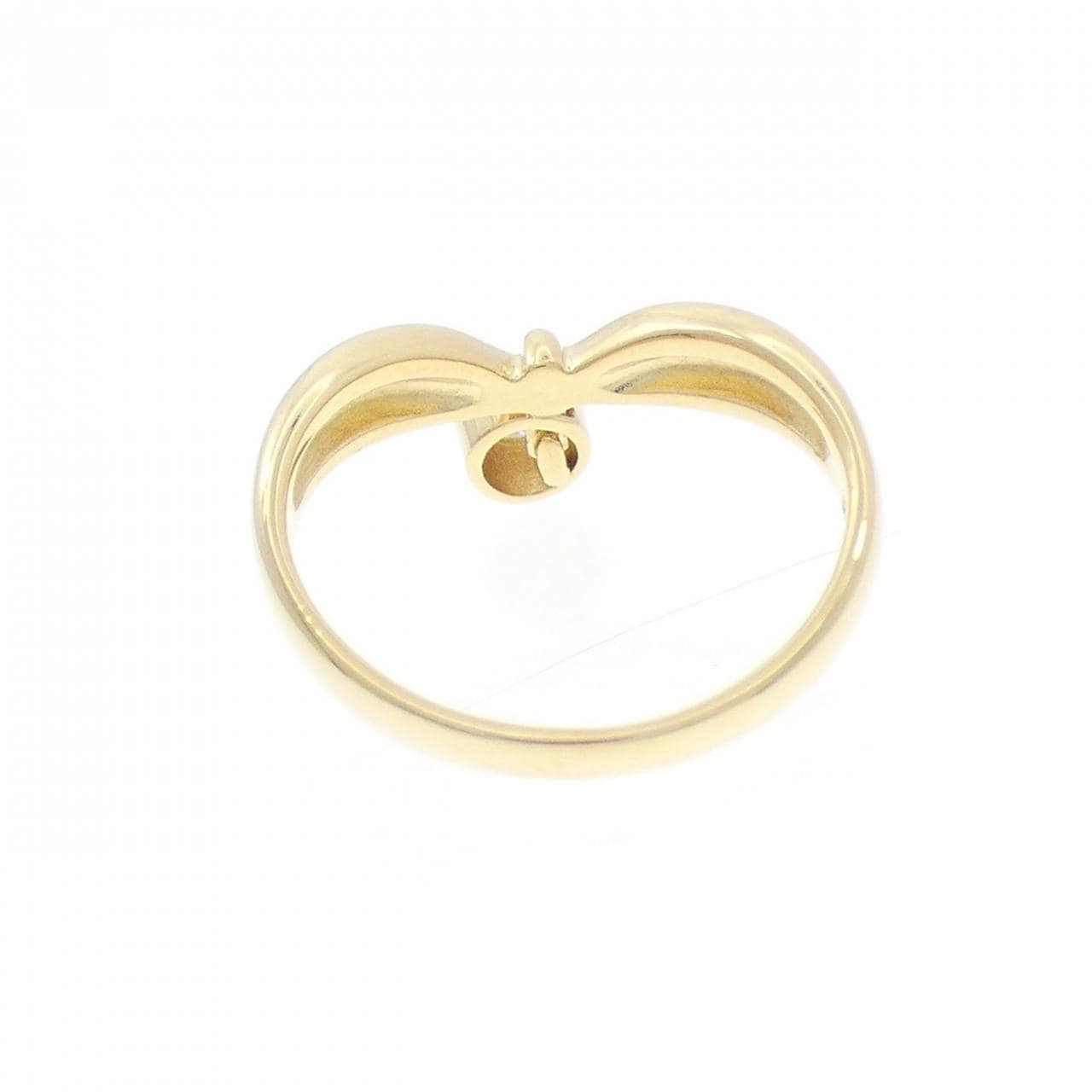 K18YG ダイヤモンド リング 0.08CT