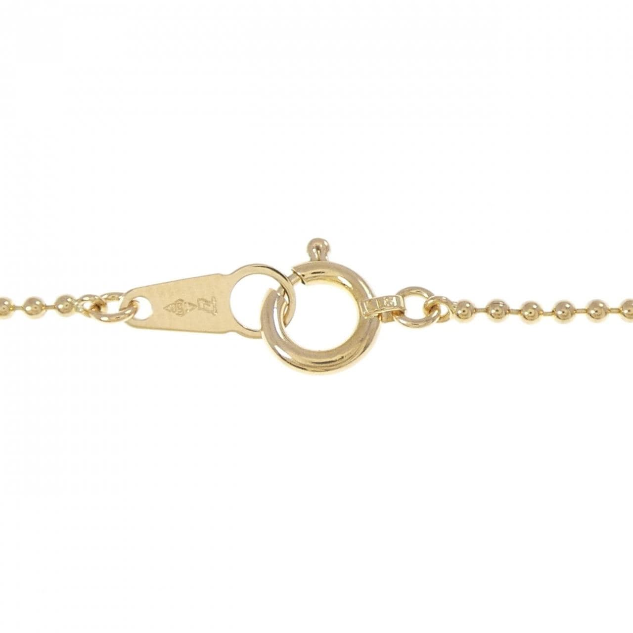 K18YG ボール チェーン ネックレス