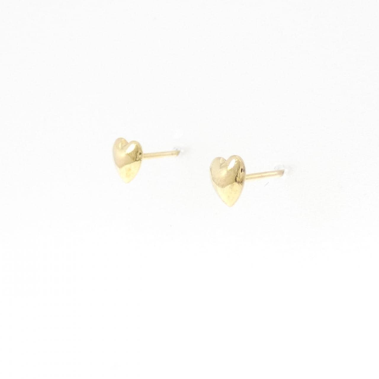 K18YG ハート ピアス