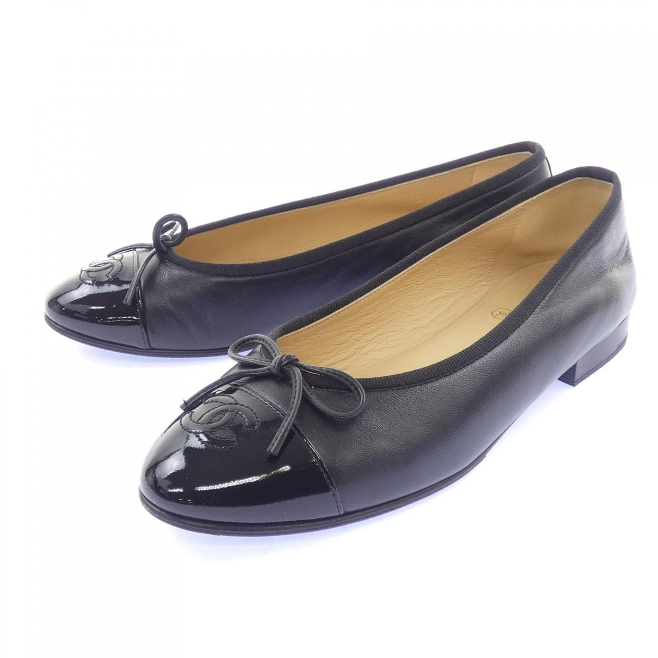 シャネル CHANEL バレリーナ G02819Y01552 フラットシューズ