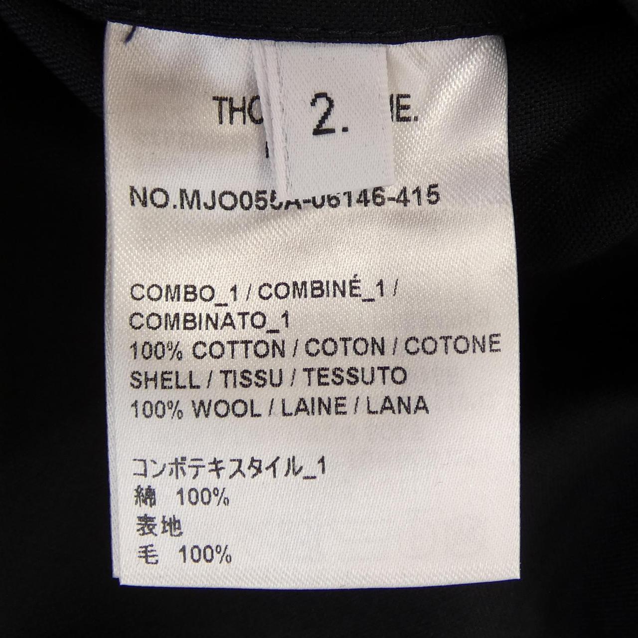 トムブラウン THOM BROWNE 平織り 4-BAR シャツ ジャケット MJO055A ジャケット