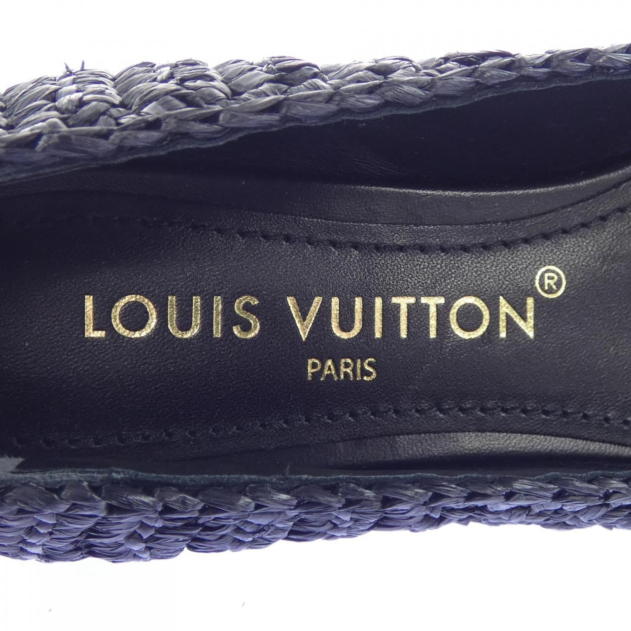 ルイヴィトン LOUIS VUITTON LVイニシャル ニーナライン バレリーナ フラットシューズ