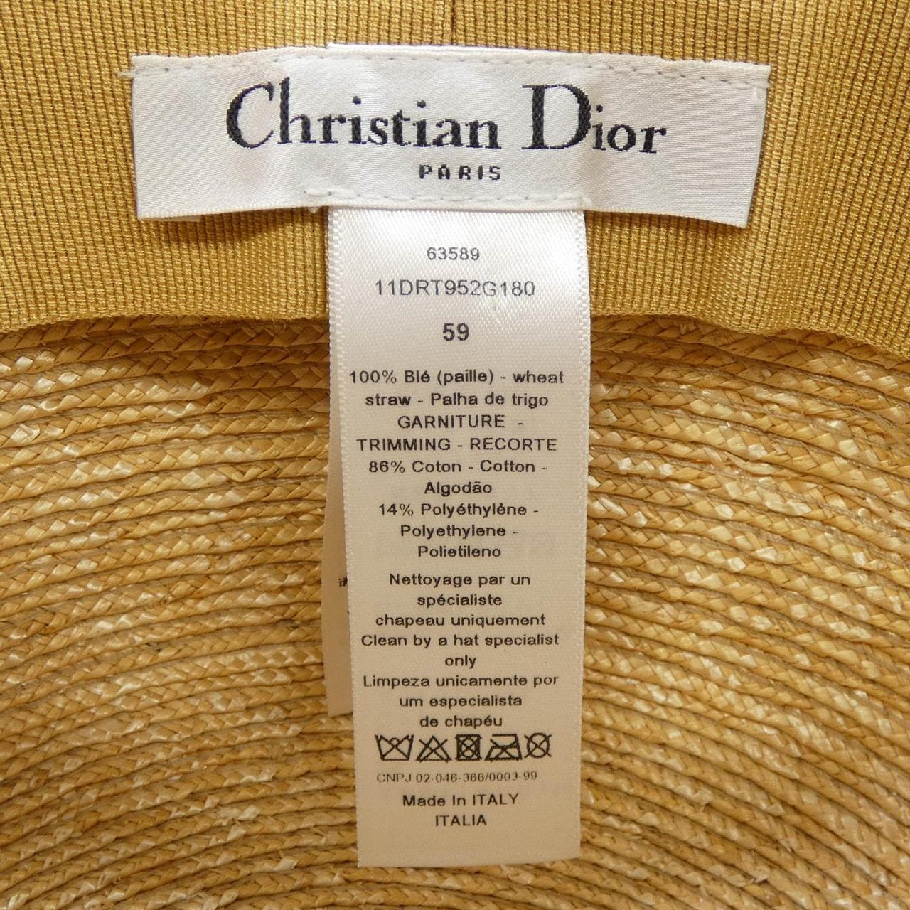 クリスチャンディオール CHRISTIAN DIOR ハット