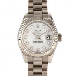 ROLEX Datejust 179179NG WG Automatic Y number