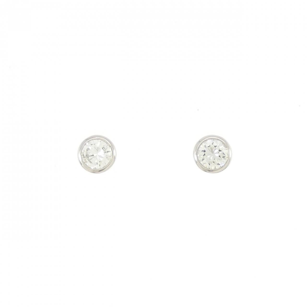 【リメイク】PT/ST ダイヤモンド ピアス 0.202CT 0.217CT G SI2 Good