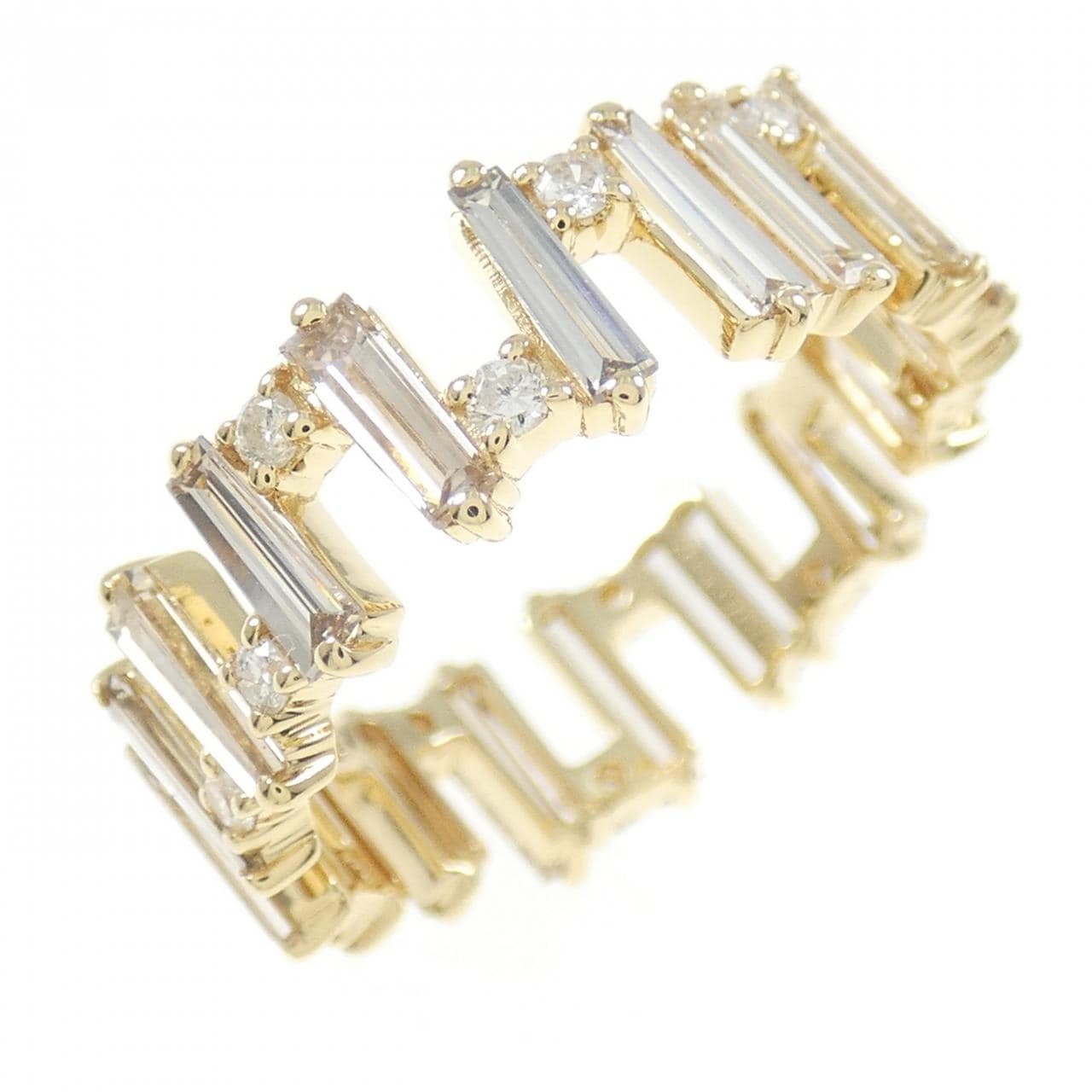 【新品】K18YG ダイヤモンド リング 0.26CT