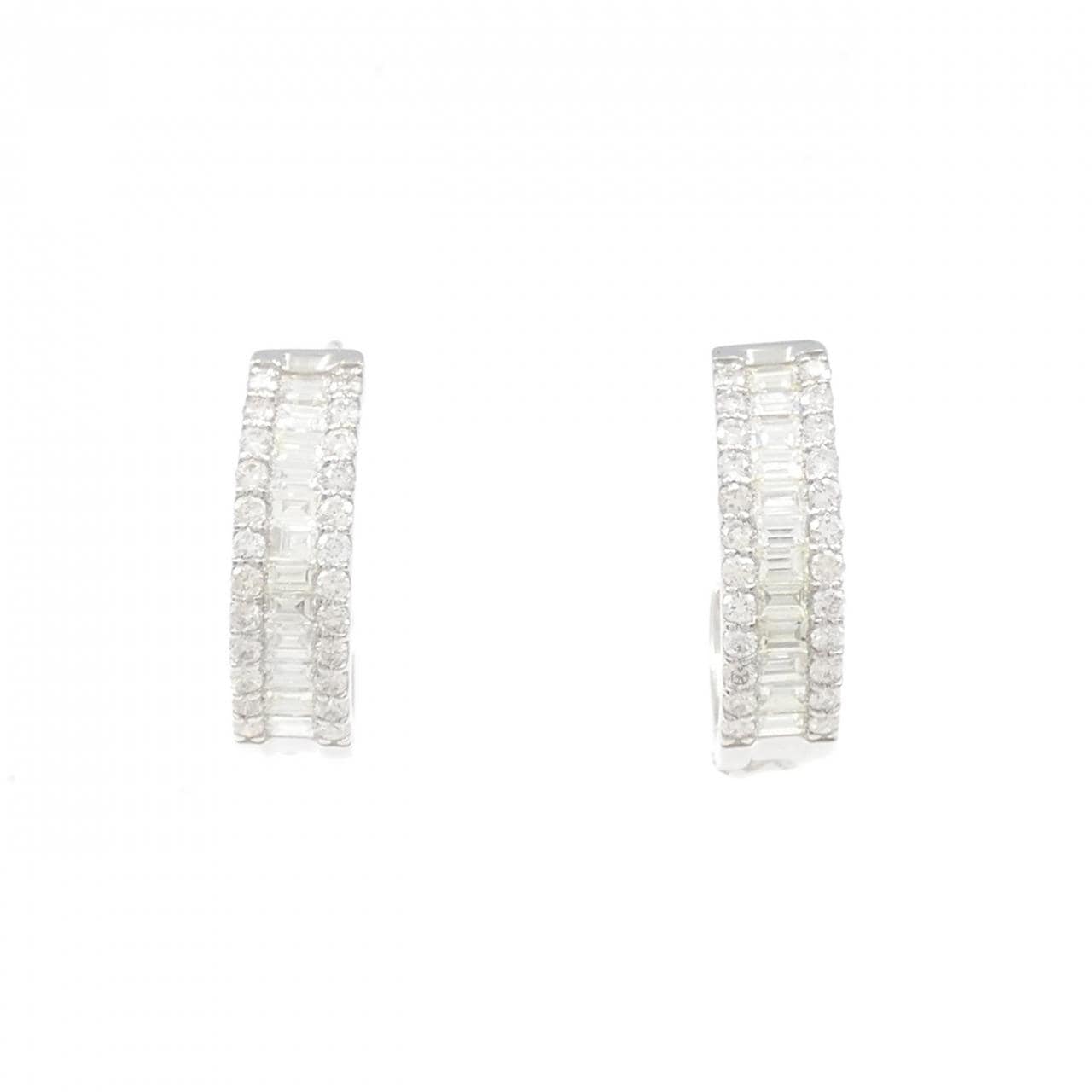 【新品】PT900 ダイヤモンド ピアス 0.70CT