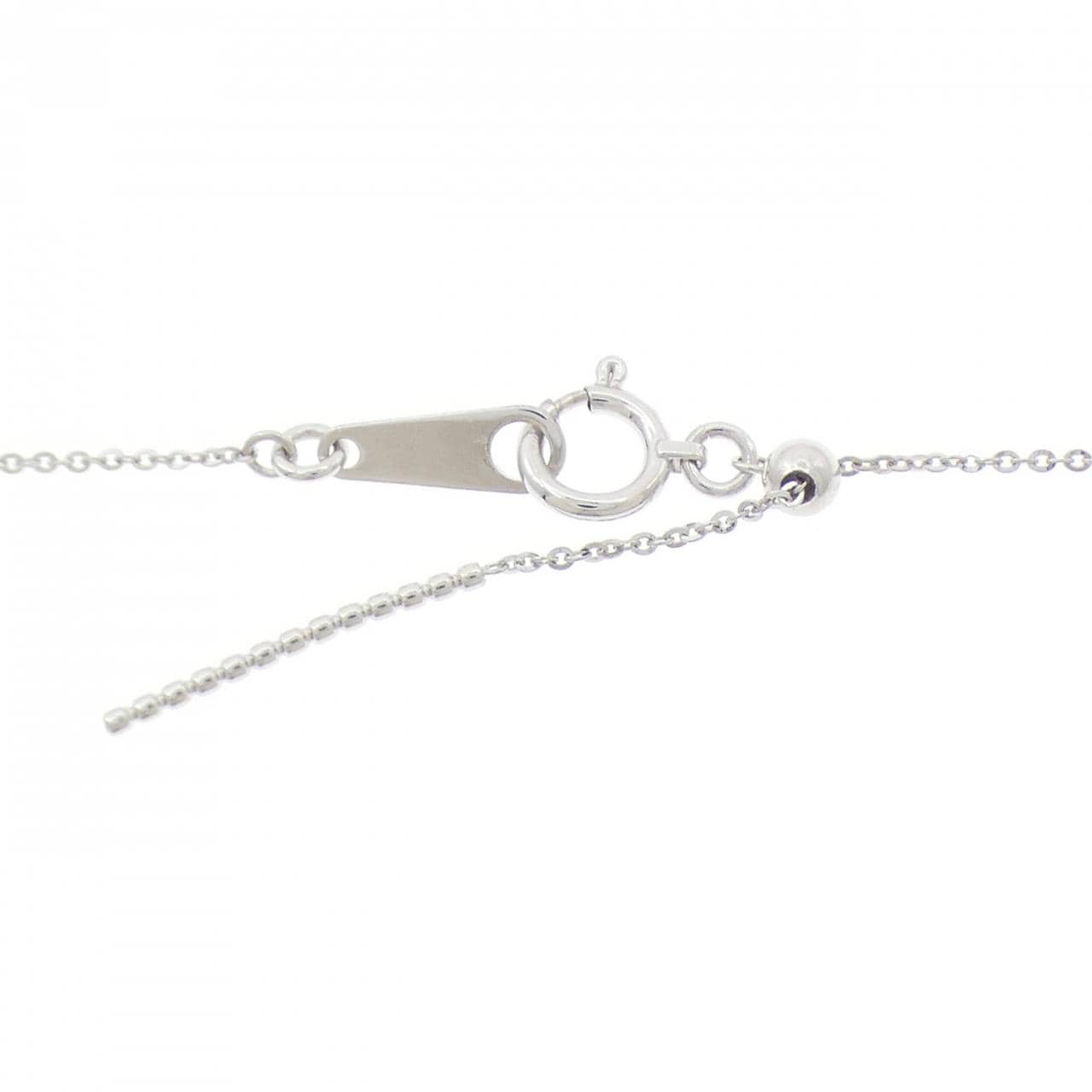 K18WG ルビー ネックレス 0.48CT