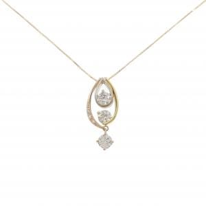 K18スリーカラー 2WAY ダイヤモンド ネックレス 1.00CT