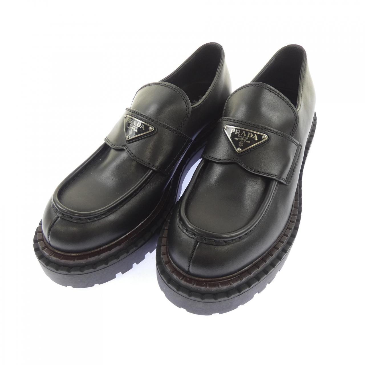 プラダ PRADA トライアングルロゴ レザーローファー 2DE148 シューズ