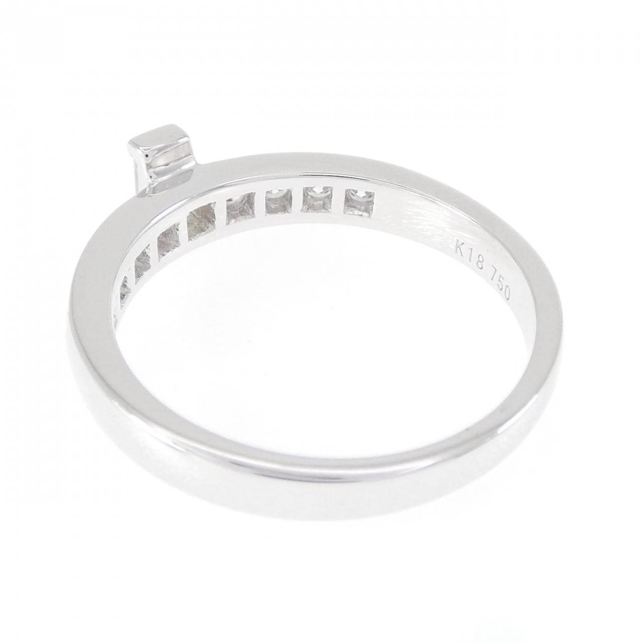 K18WG ダイヤモンド リング 0.18CT