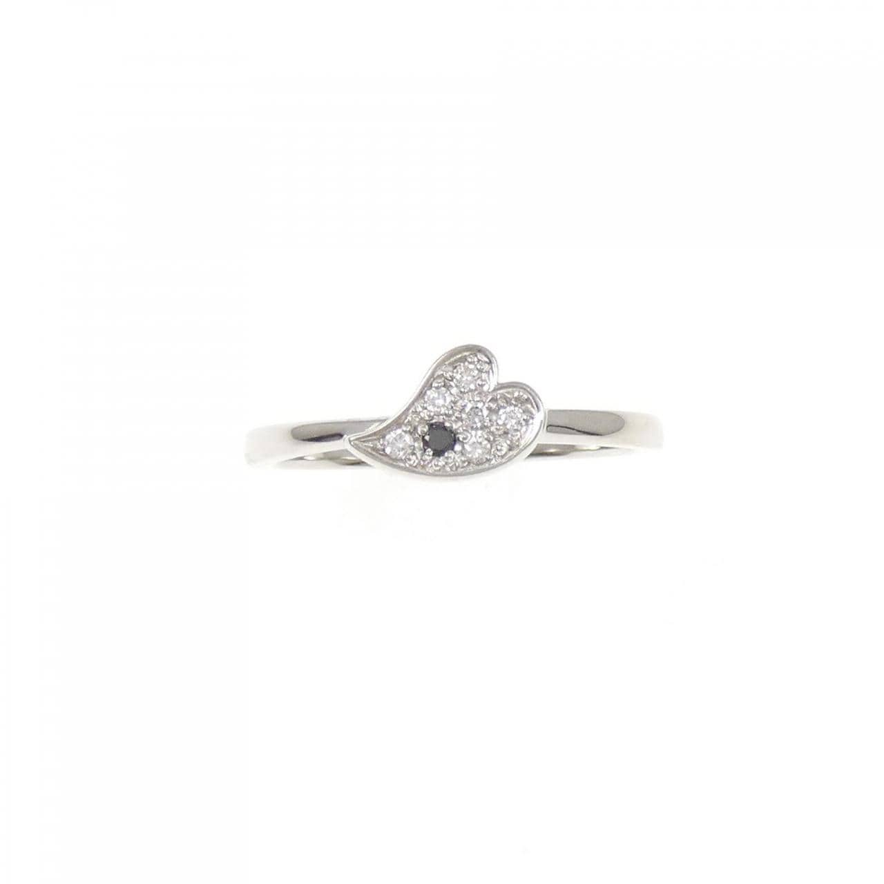 PT900 ハート ダイヤモンド リング 0.05CT
