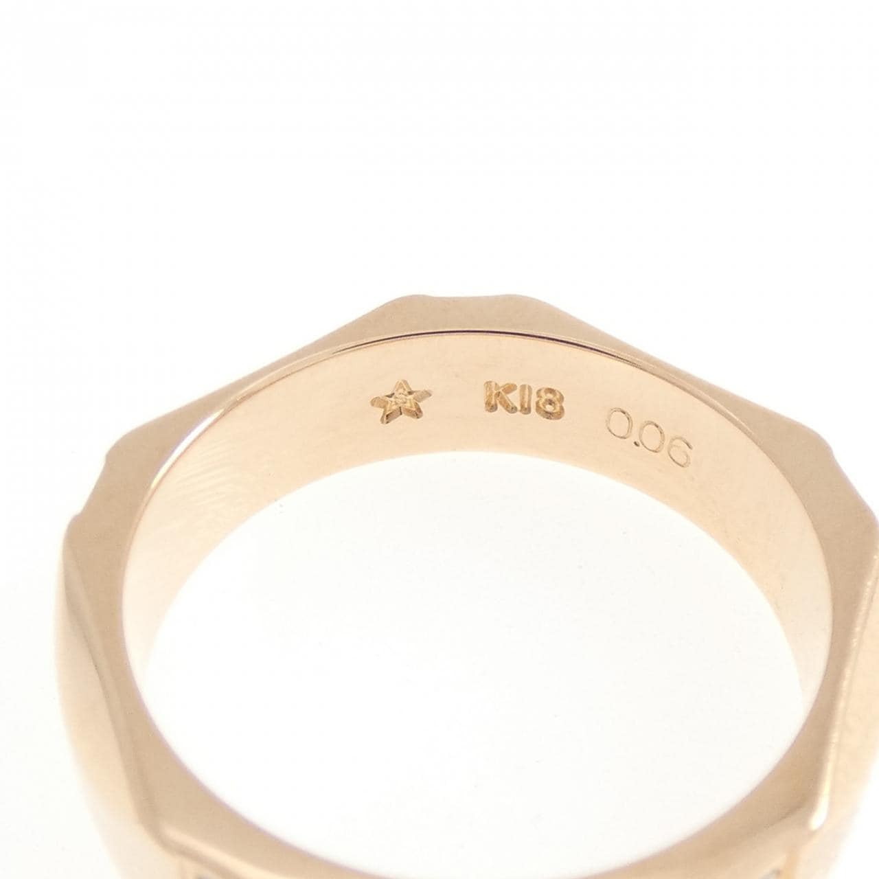 ギンザ タナカ ダイヤモンド ピンキー リング 0.06CT
