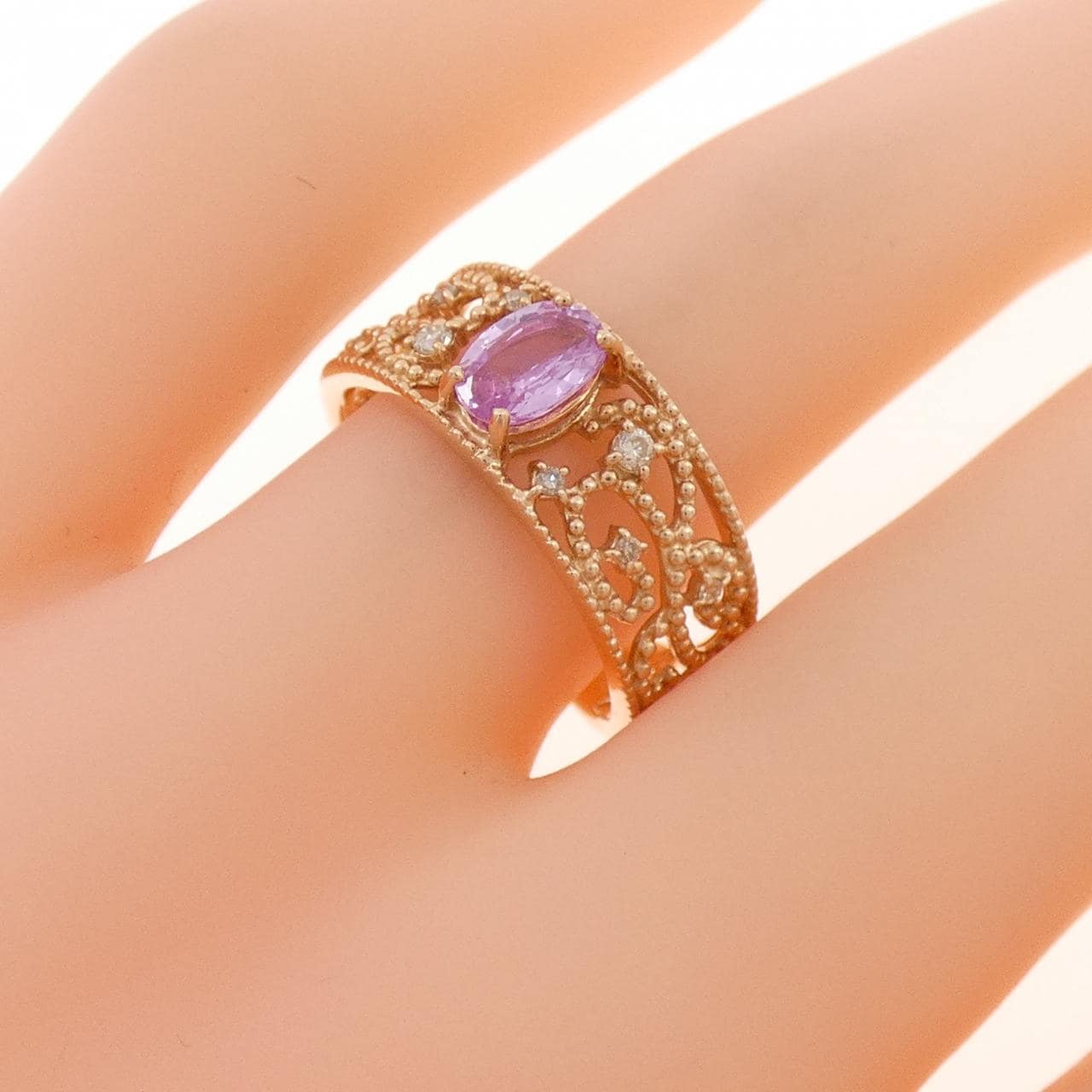 K10PG sapphire ring 0.56CT