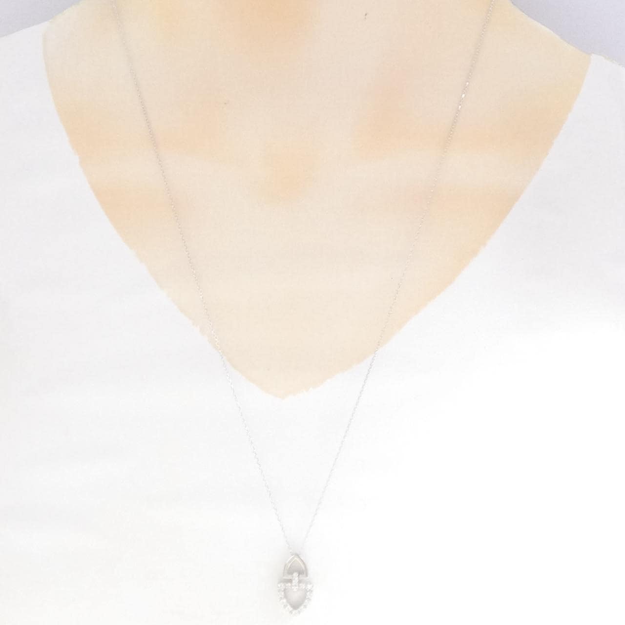 ヴァンドーム ダイヤモンド ネックレス 0.11CT