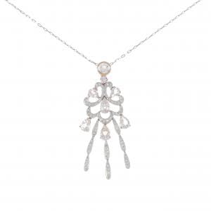 K18PG/K18WG ベリル ネックレス 2.01CT