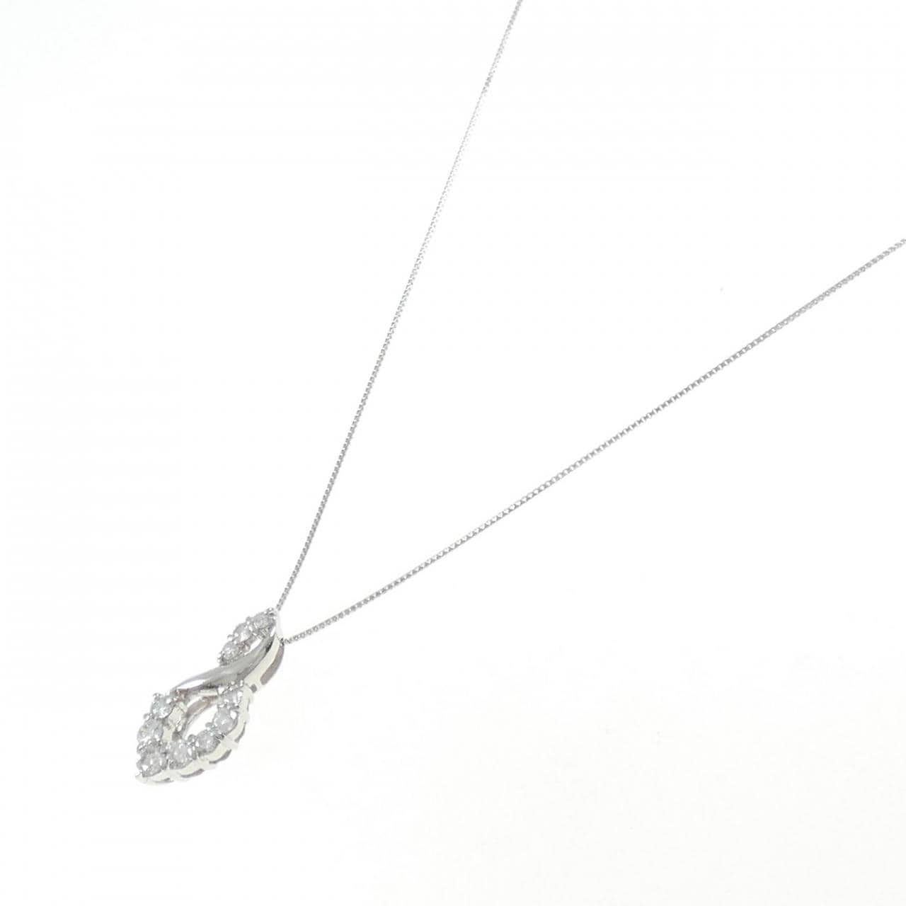 PT900/PT850 ダイヤモンド ネックレス 0.50CT