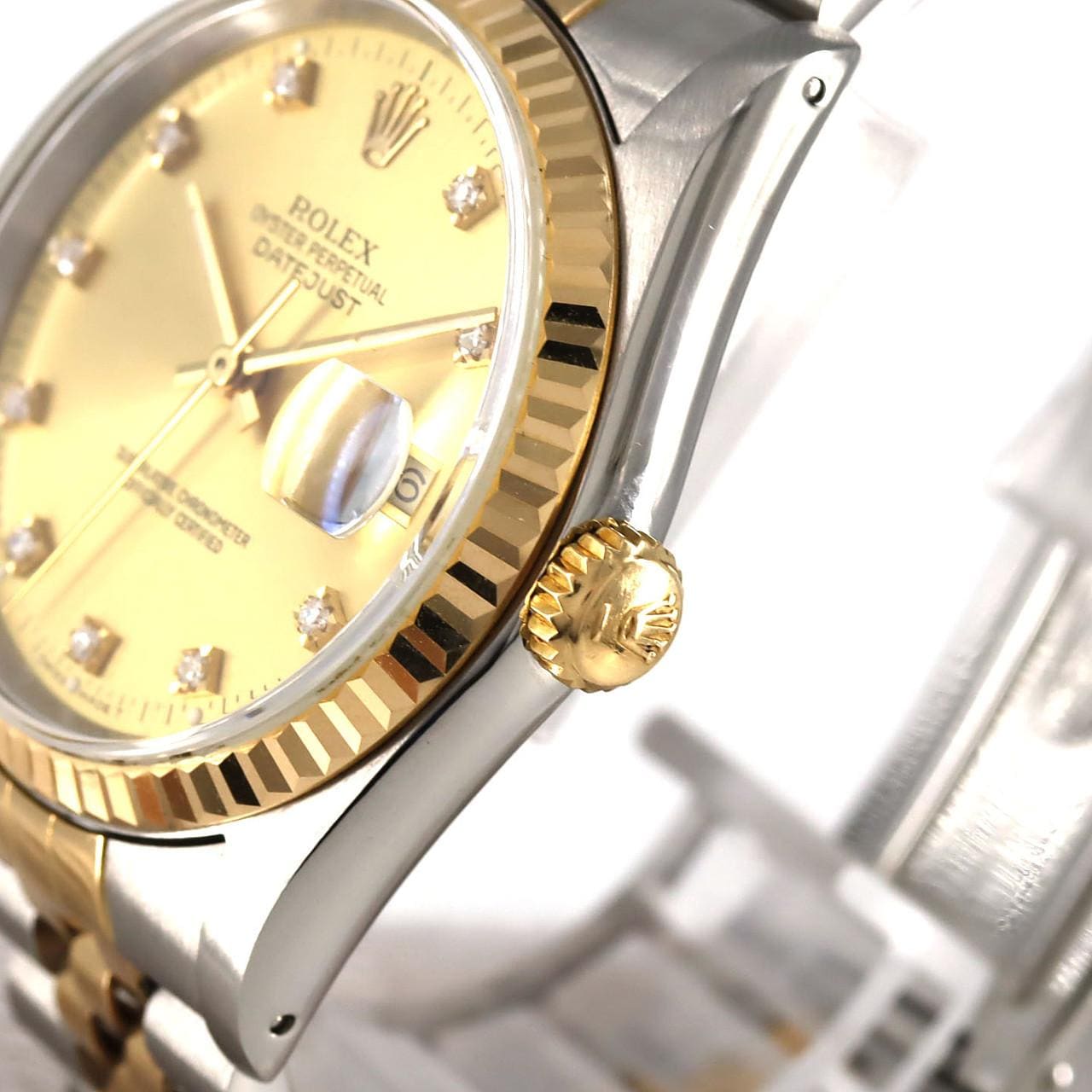【ノーメンテナンス還元価格】ロレックス デイトジャスト 16233G. SSxYG 自動巻 R番