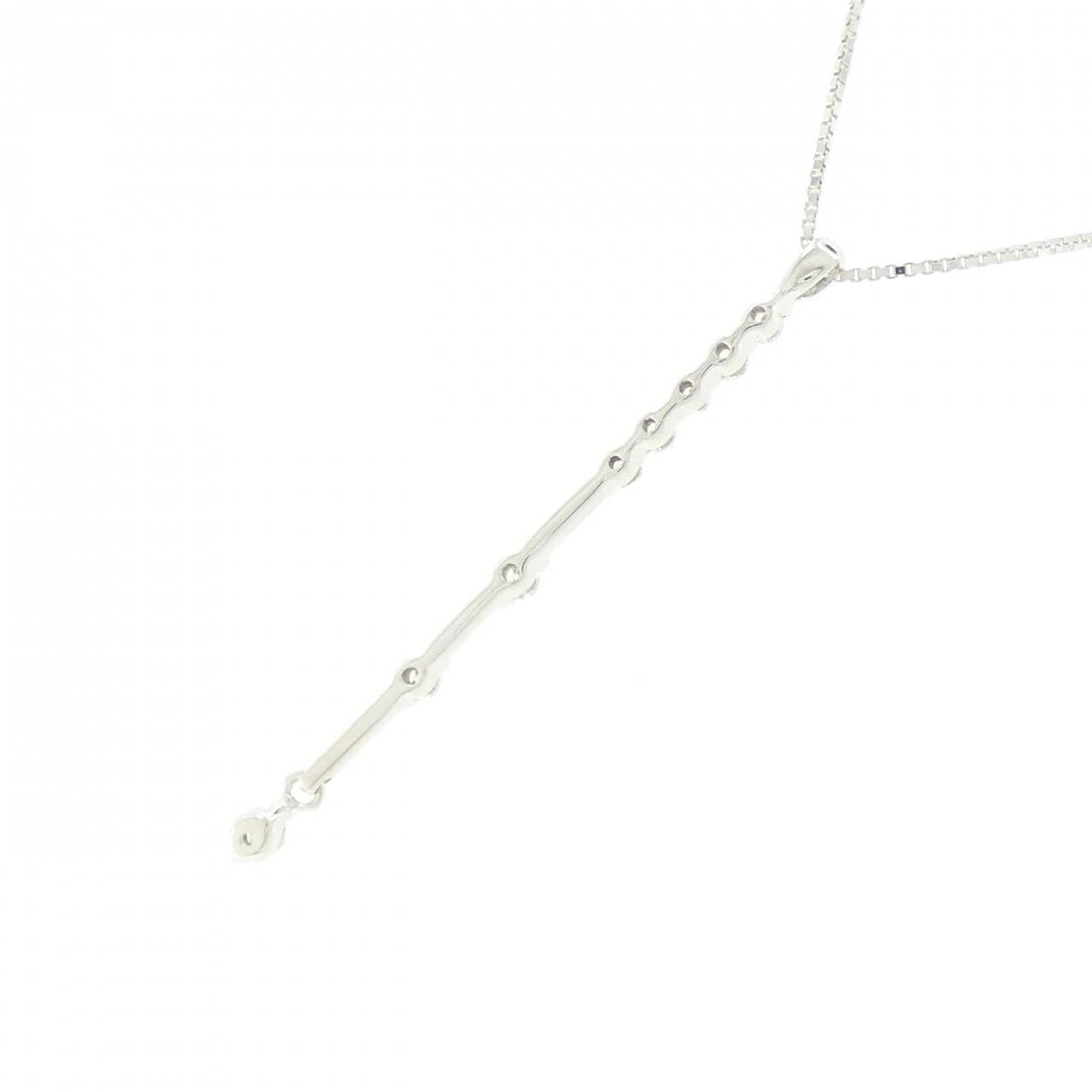 K10WG ダイヤモンド ネックレス 0.15CT