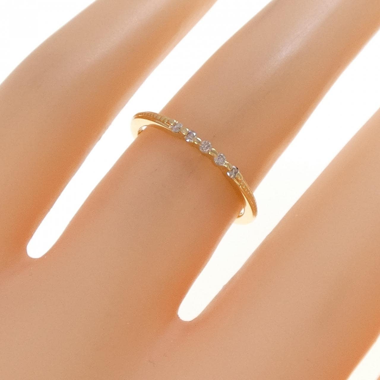 アガット ダイヤモンド リング 0.05CT