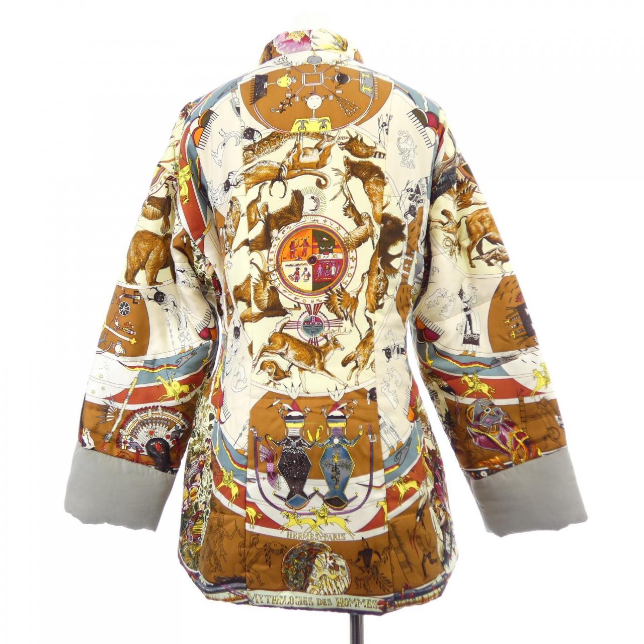 エルメス HERMES LES MYTHOLOGIES DES HOMMES ROUGES ツイルレーヌ. ジャケット