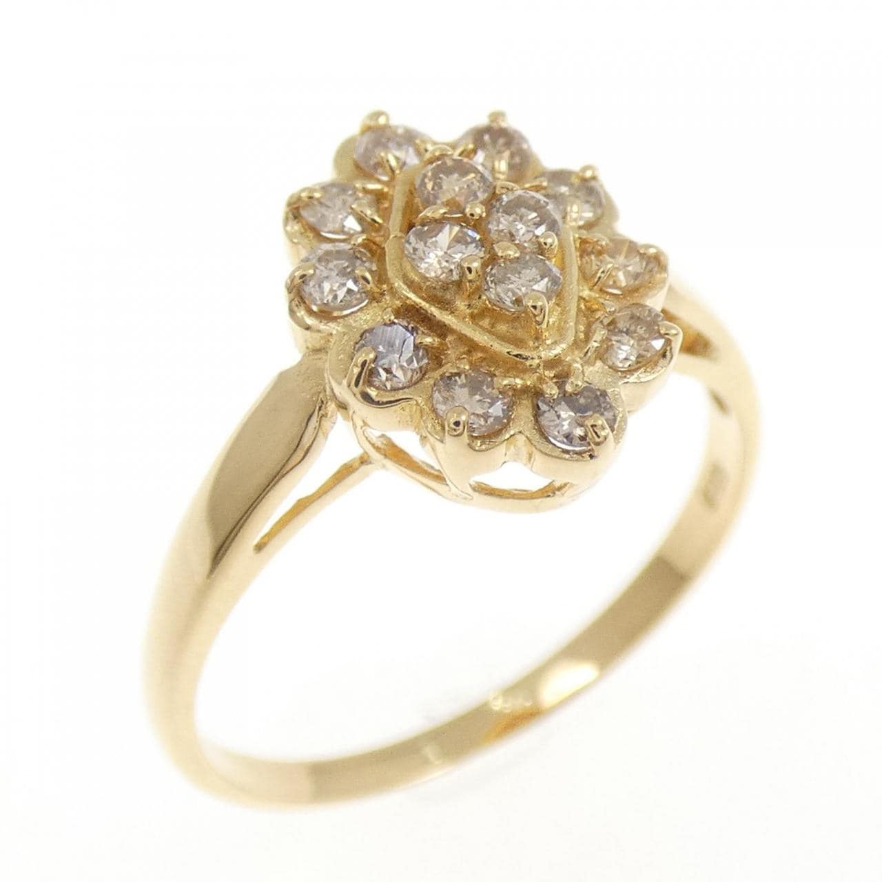 K18YG ダイヤモンド リング 0.30CT