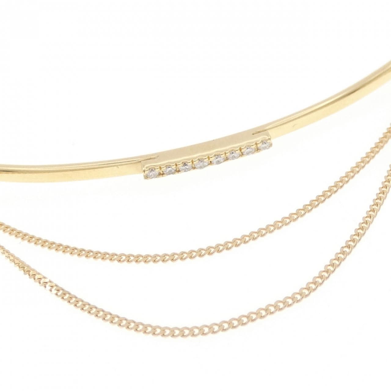 アーカー シャンデリアチェーン バングル 0.04CT
