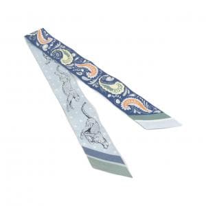 エルメス GUEPARDS BANDANA ツイリー 064179S スカーフ