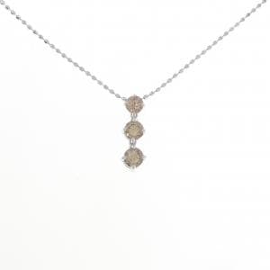 K18WG ダイヤモンド ネックレス 0.40CT