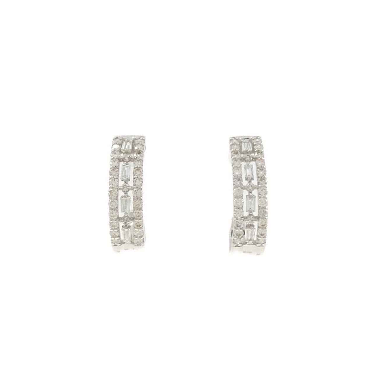 [BRAND NEW] PT900 Diamond earrings 0.50CT