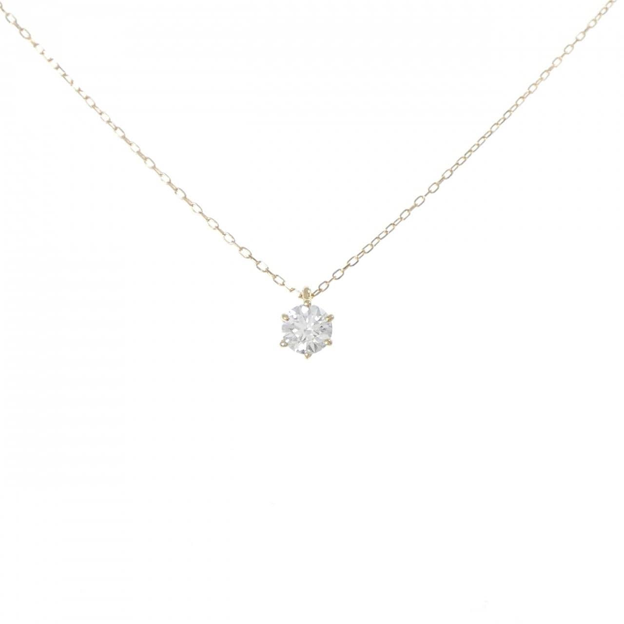 K18YG ダイヤモンド ネックレス 0.268CT D VVS1 VG