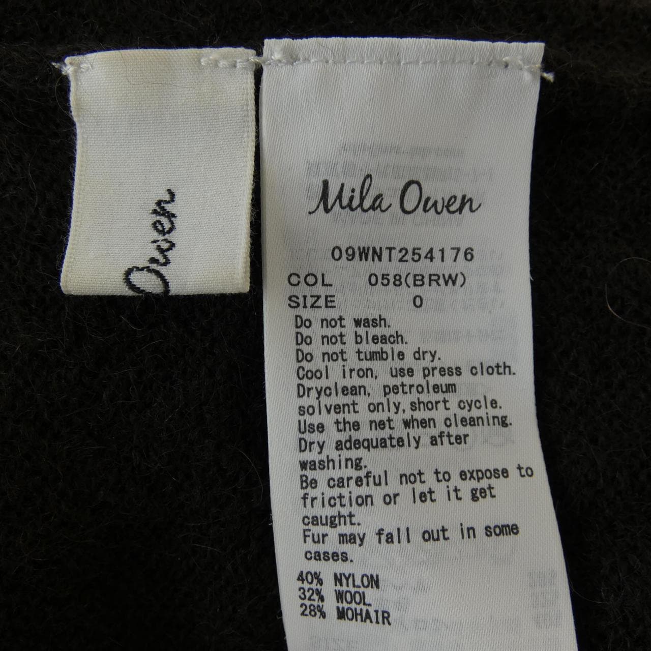 ミラオーウェン MILA OWEN 09WNT254176 ニット