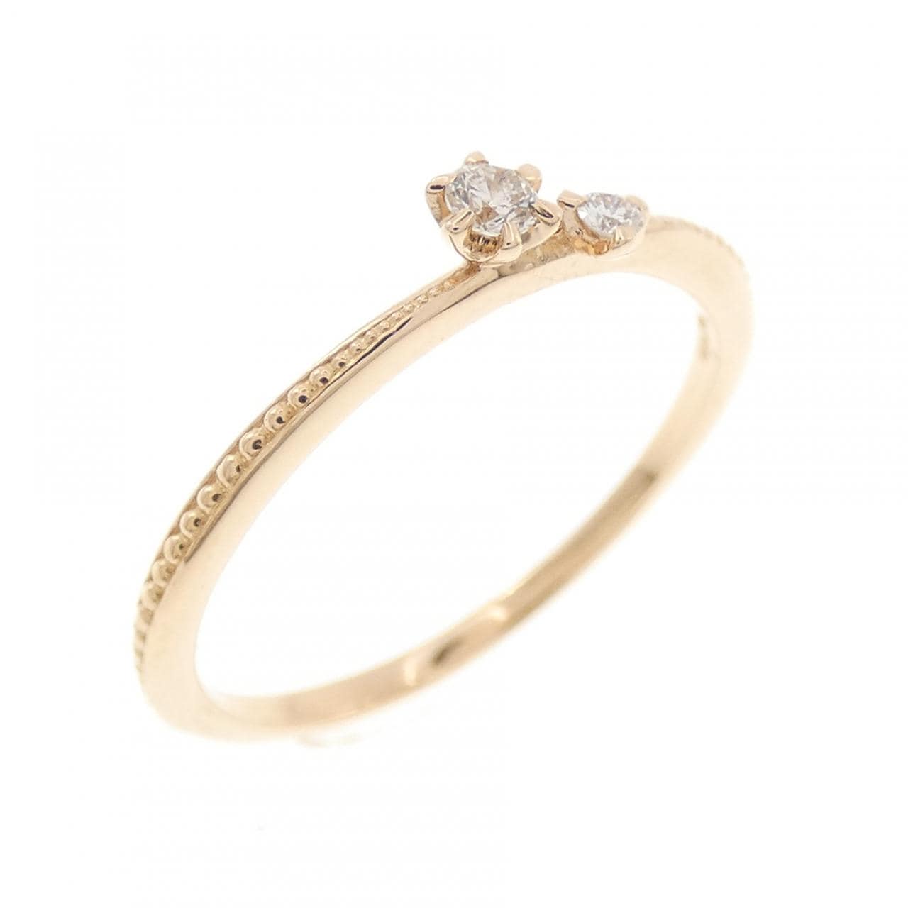 アガット ダイヤモンド リング 0.04CT