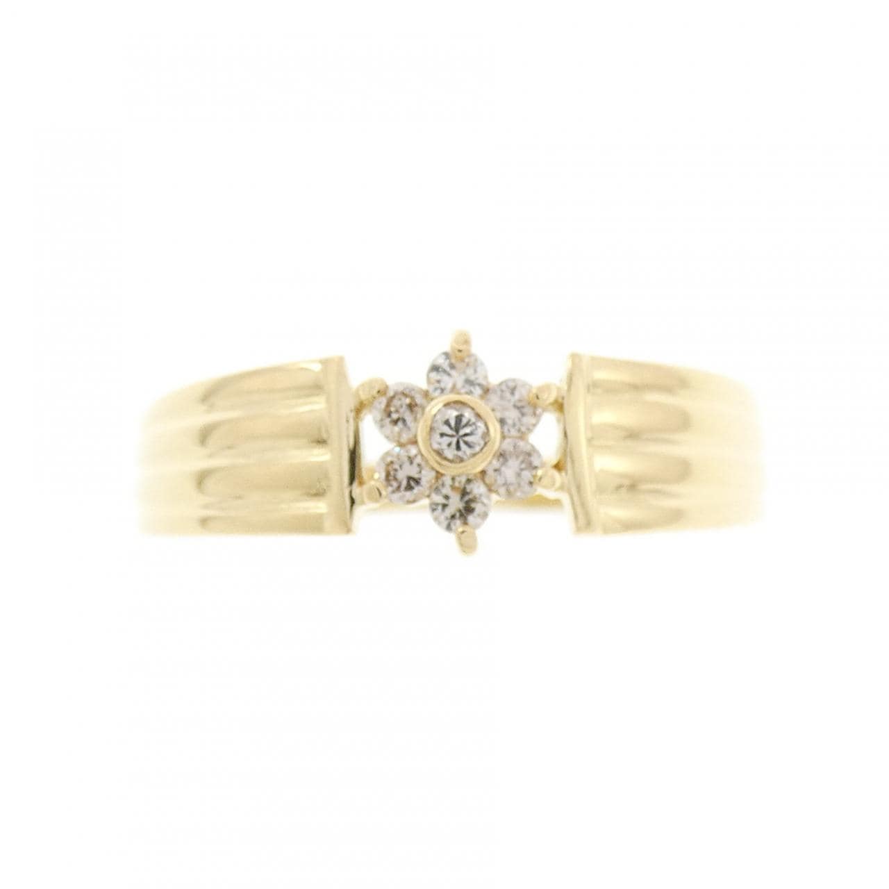 K18YG ダイヤモンド リング 0.10CT